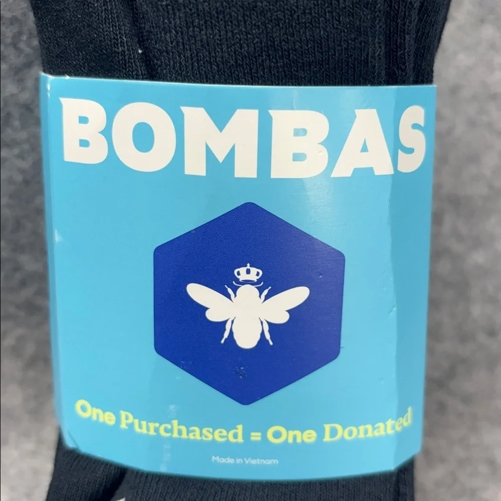 BOMBAS 4mid weight honeycomb arch support seamless cushion footbed socks  NEW